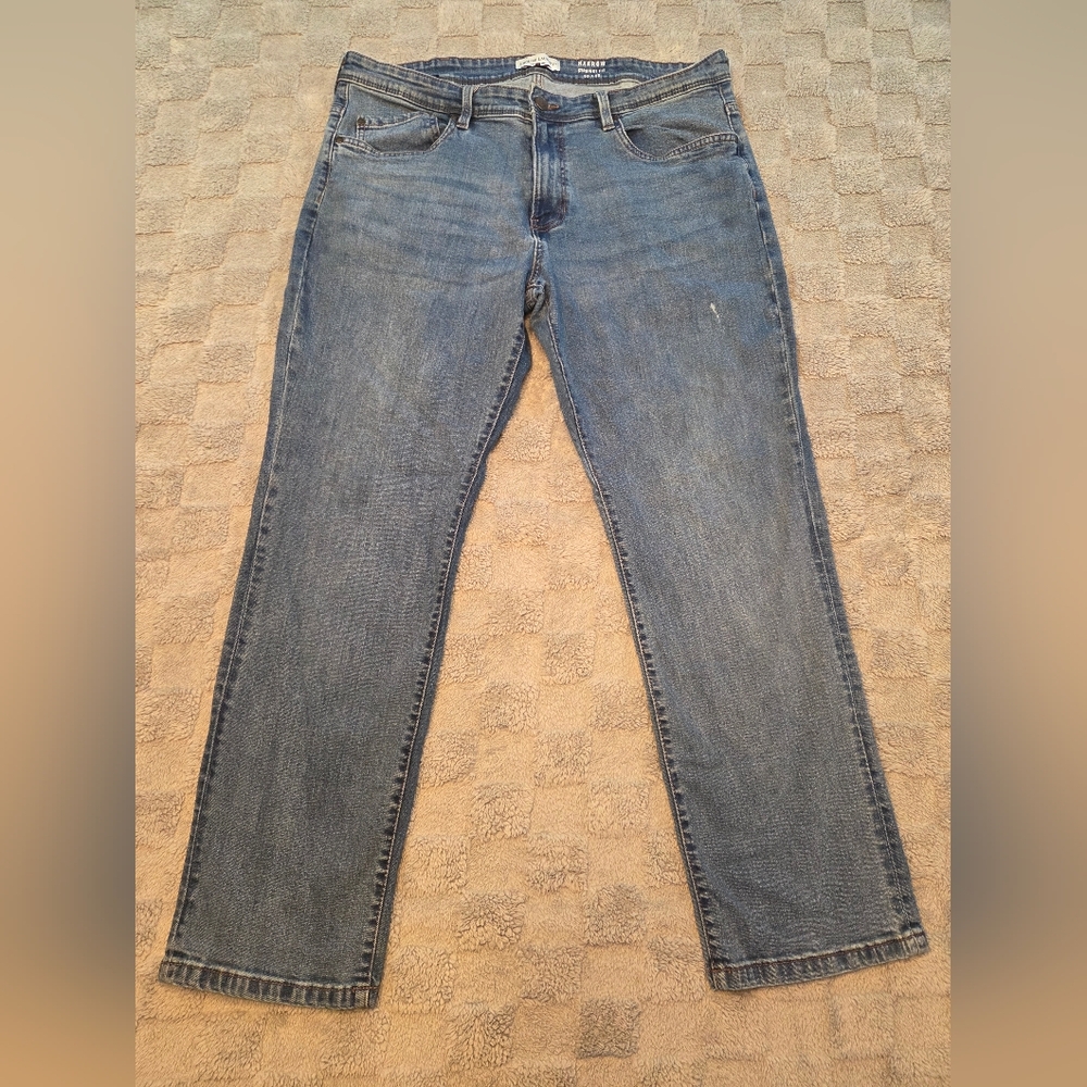 English Laundry Men’s Harrow Straight Fit Stretch Denim Blue Jeans Size 38x30